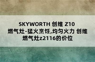 SKYWORTH 创维 Z10 燃气灶-猛火烹饪,均匀火力 创维燃气灶z2116的价位